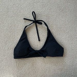 black bikini top from aerie (s)